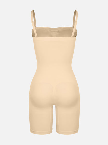Willluxe Strapless Seamless Bodysuit with Removable Straps