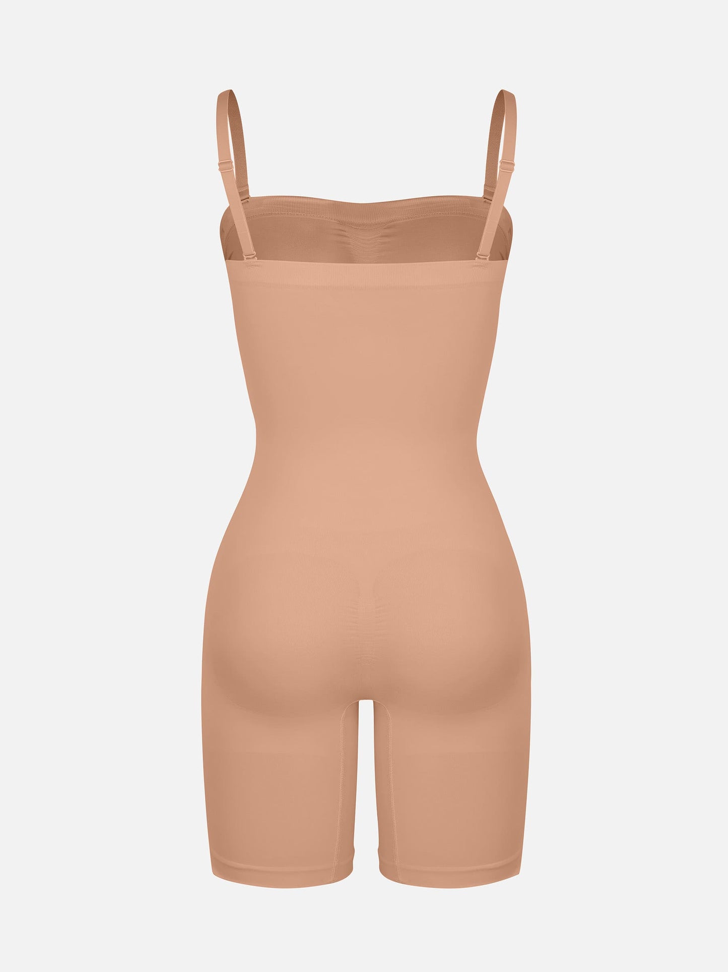 Willluxe Seamless Strapless Bodysuit with Removable Straps