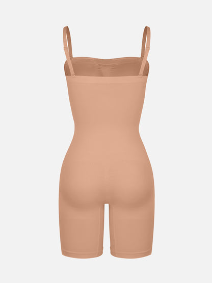 Willluxe Strapless Seamless Bodysuit with Removable Straps
