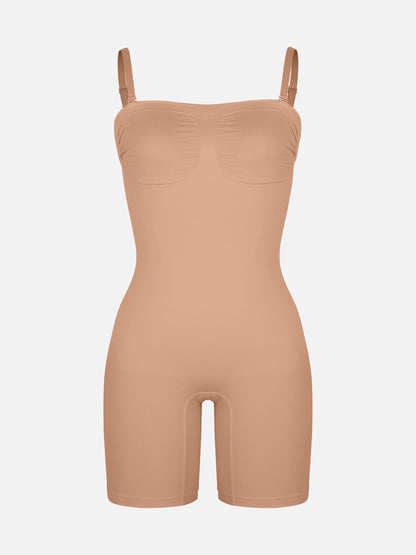Willluxe Seamless Strapless Bodysuit with Removable Straps