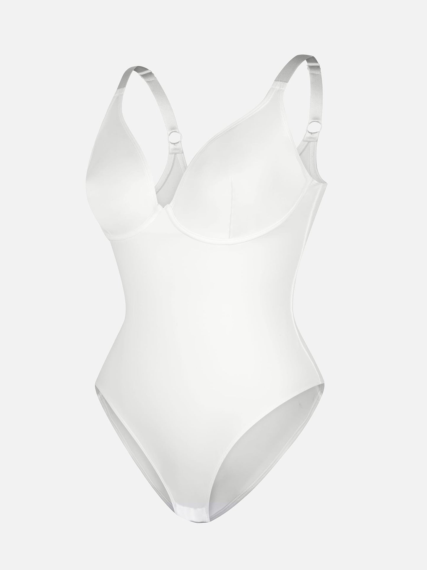 Willluxe V Neck Tummy Control Shaping Bodysuit