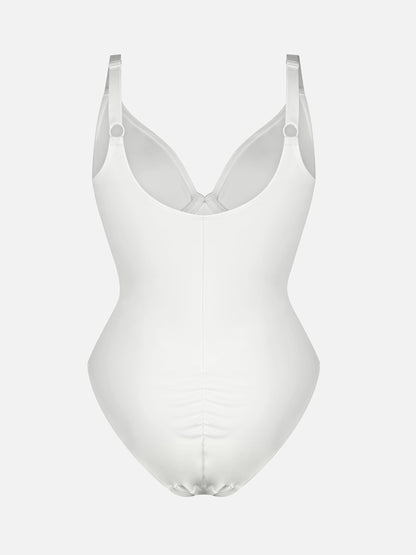 Willluxe V Neck Tummy Control Bodysuit