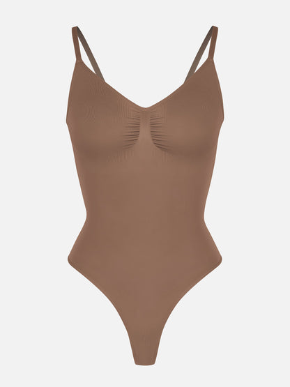 Willluxe Everyday Wear Seamless Thong Bodysuit