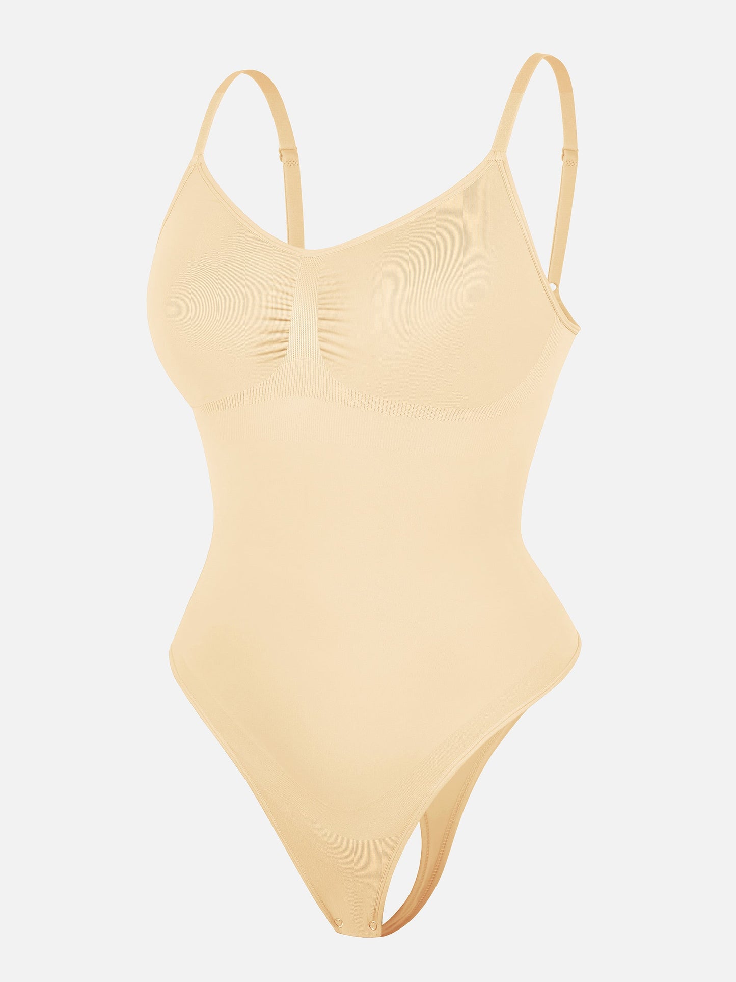 Willluxe Tummy Control Seamless Thong Bodysuit