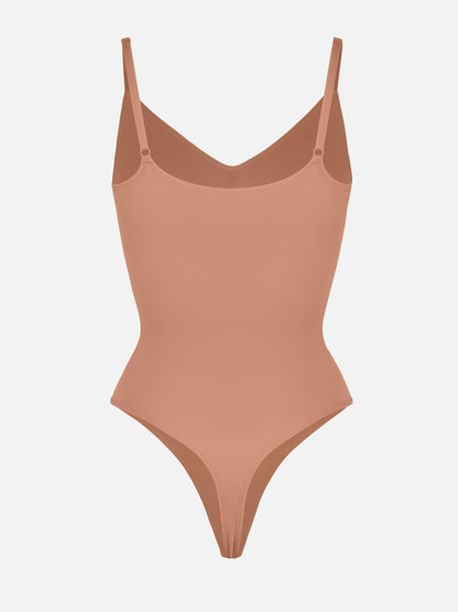 Willluxe Tummy Control Seamless Thong Bodysuit