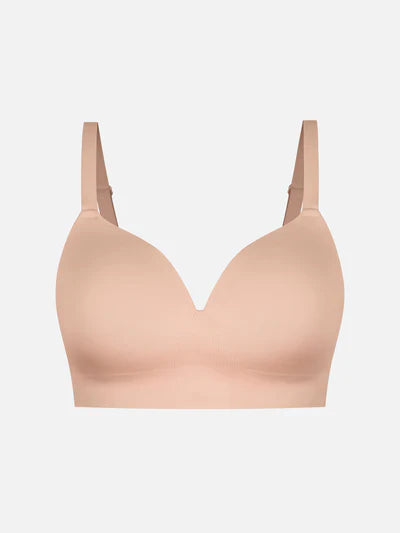 Willluxe Wireless Seamless Push-Up V-neck Bra