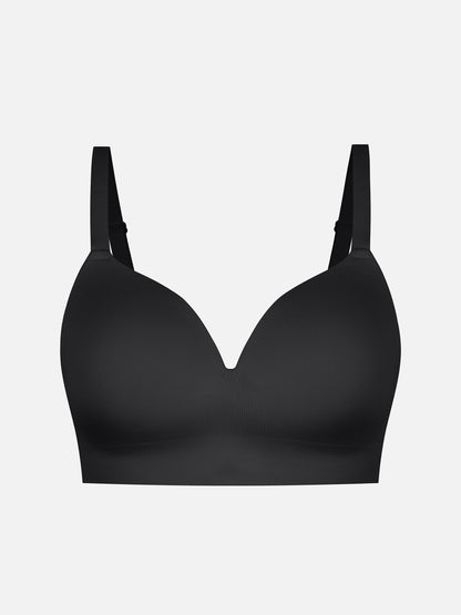 Willluxe Wireless Seamless Push-Up V-neck Bra