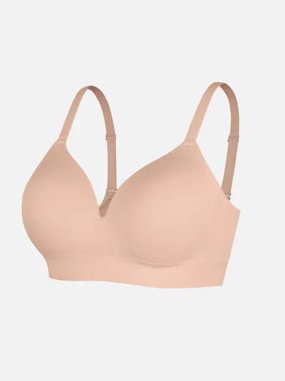 Willluxe Wireless Seamless Push-Up V-neck Bra