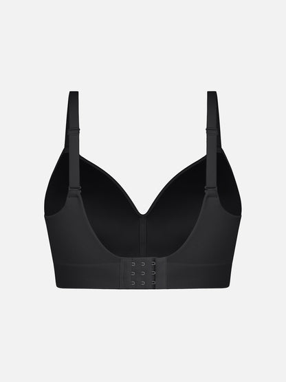 Willluxe Wireless Seamless Push-Up V-neck Bra