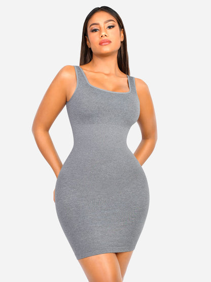 Willluxe Seamless Square Neck Shaping Dress