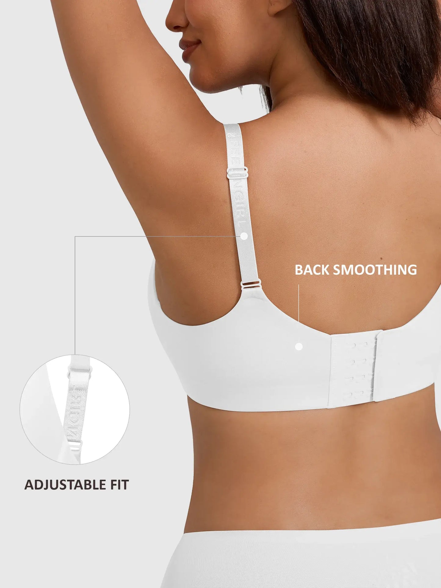 Willluxe Cloud Soft Wireless Bra Seamless Lift Support Everyday Wear