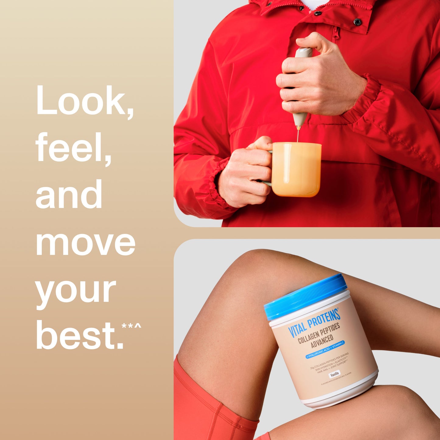 Vanilla Collagen Peptides Advanced - with Hyaluronic Acid & Vitamin C