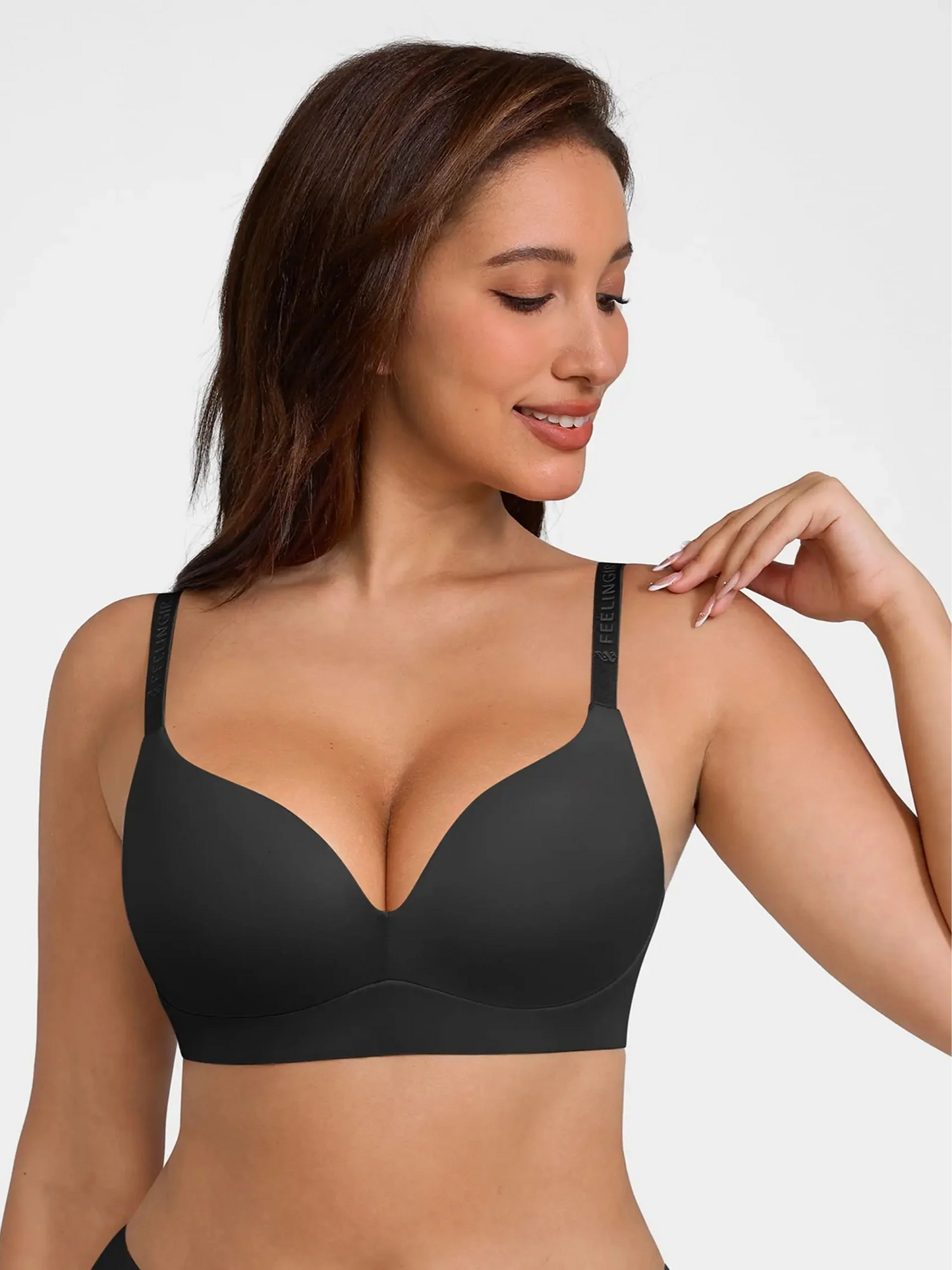 Willluxe Cloud Soft Wireless Bra Seamless Lift Support Everyday Wear