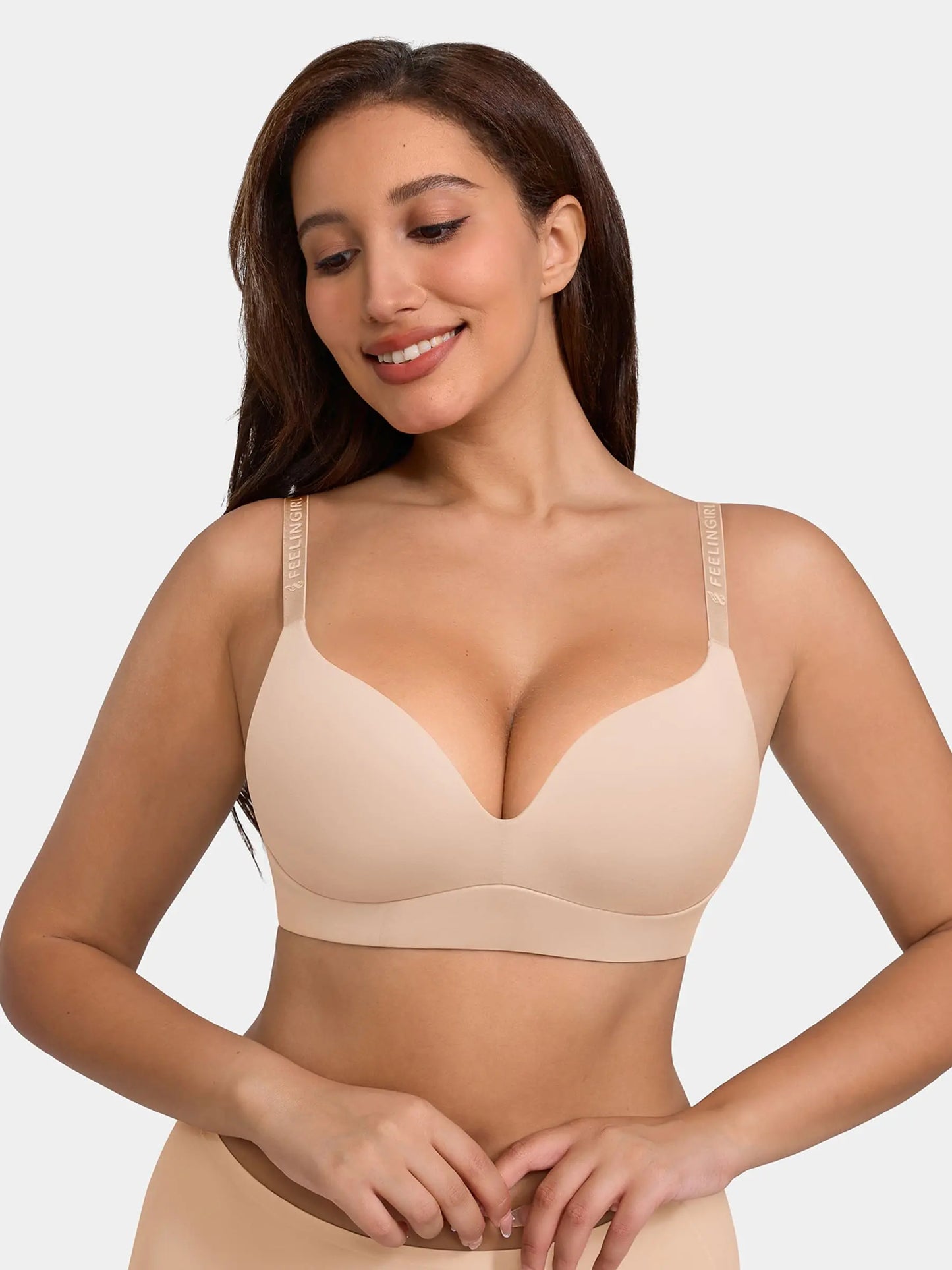 Willluxe Cloud Soft Wireless Bra Seamless Lift Support Everyday Wear