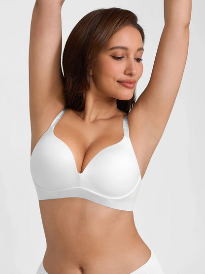 Willluxe Cloud Soft Wireless Bra Seamless Lift Support Everyday Wear