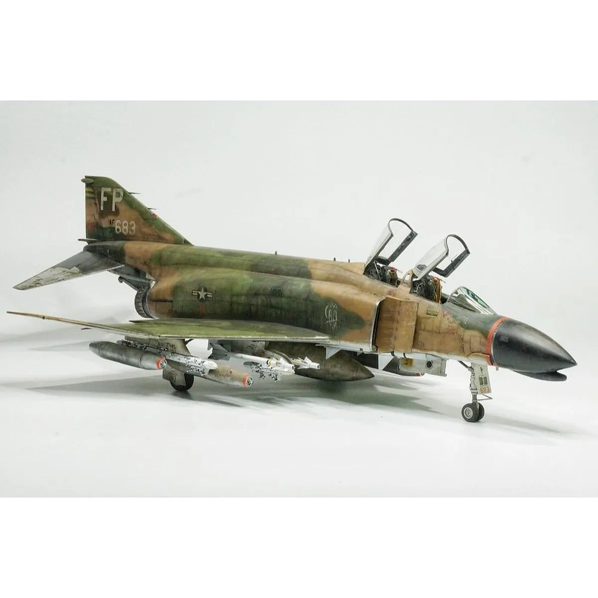 Academy 1/48 F-4C Phantom II Vietnam War Fighter Scaled Plastic Model Kit