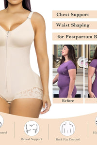 WILLLUXE Fajas Colombianas Moldeadoras Tummy Control Shapewear for Women Girdles Compression Garment