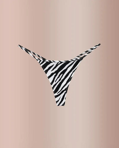 WILLLUXE® ForLove – Animal Print Thin Strap Thong