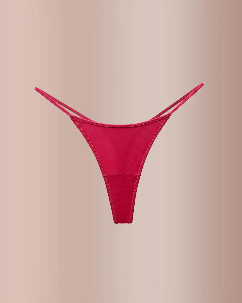 WILLLUXE® ForLove – Animal Print Thin Strap Thong