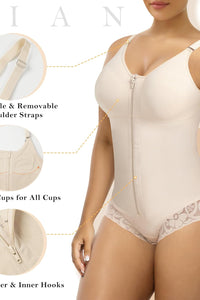 WILLLUXE Fajas Colombianas Moldeadoras Tummy Control Shapewear for Women Girdles Compression Garment