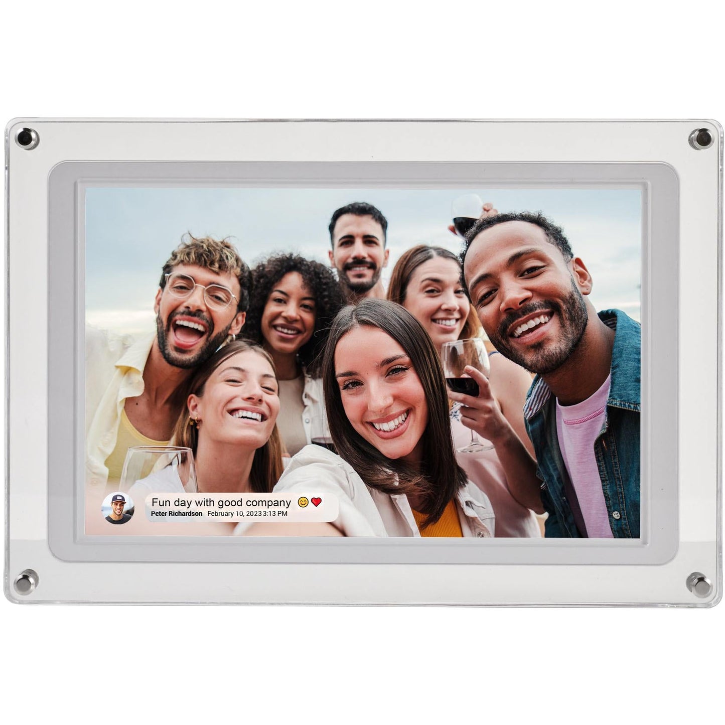 Jackson Frameo Smart Digtial Photo Frame 10.1" 8GB (Clear)