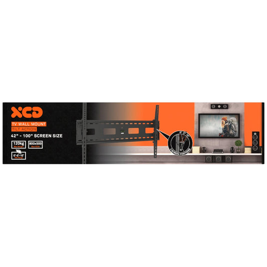 XCD Tilt Action TV Wall Mount V2 (42"-100")