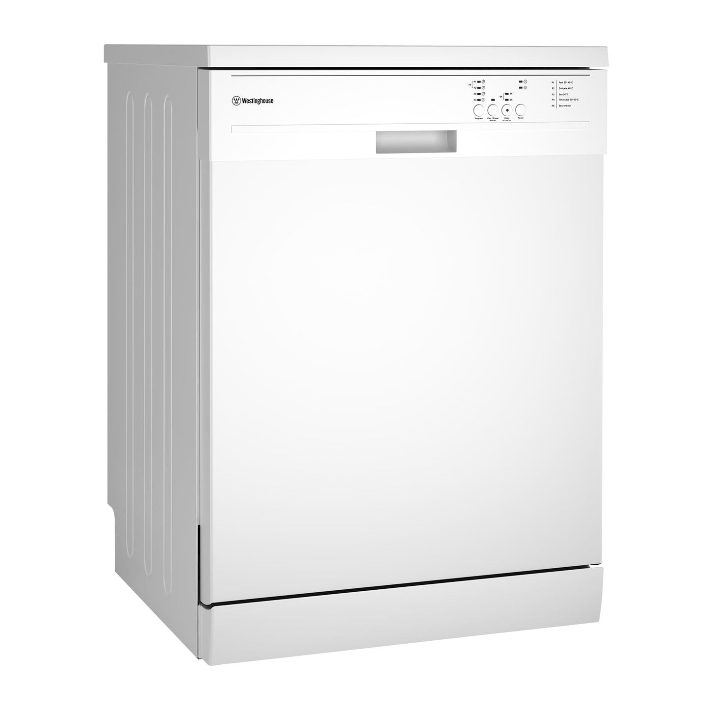 Westinghouse WSF6602WB 14-Place Setting Freestanding Dishwasher (White)