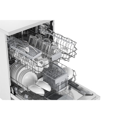 Westinghouse WSF6602WB 14-Place Setting Freestanding Dishwasher (White)