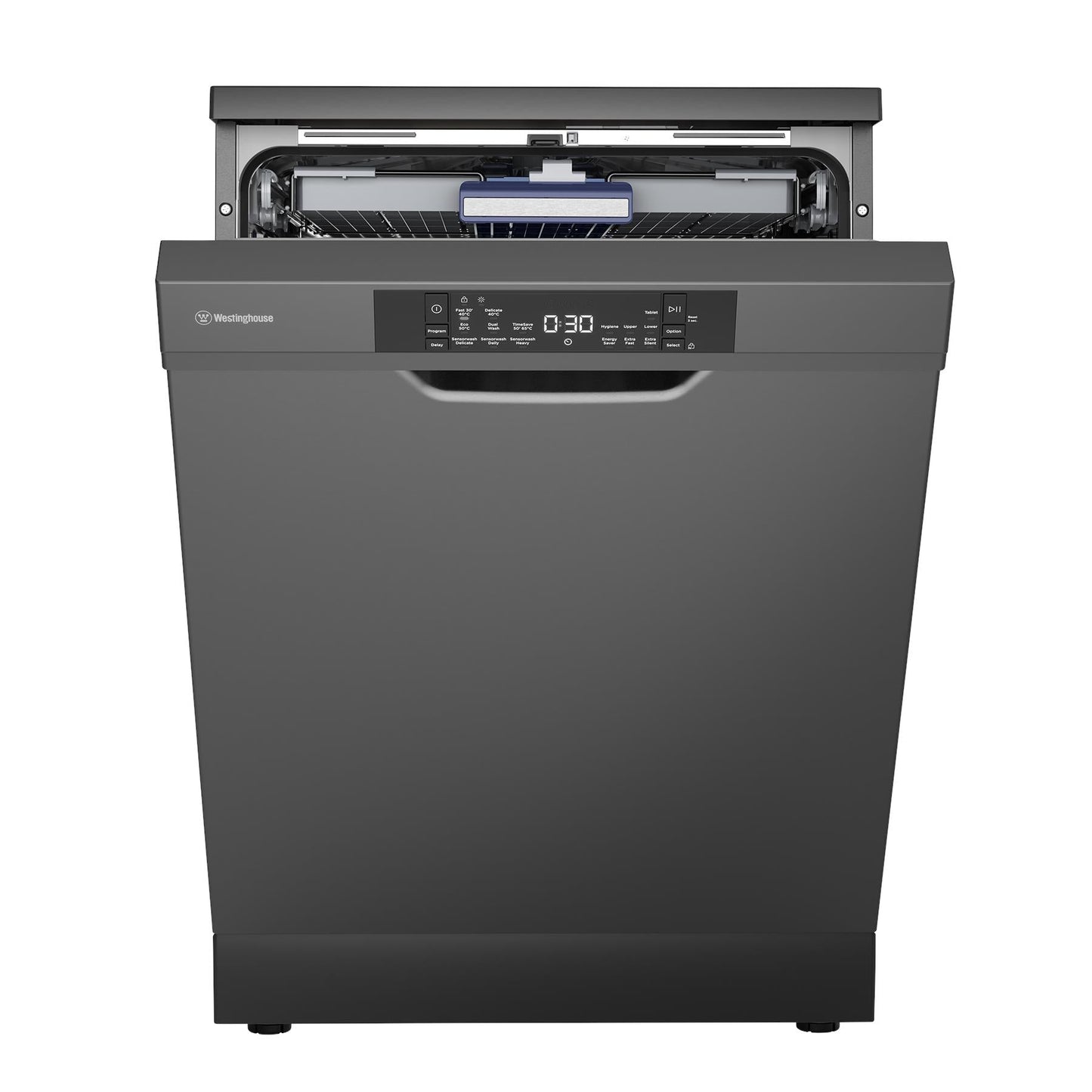 Westinghouse WSF6608KXB 15-Place Setting Freestanding Dishwasher (Dark Stainless Steel)