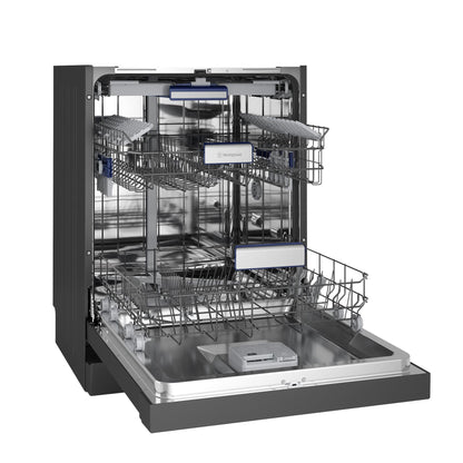 Westinghouse WSF6608KXB 15-Place Setting Freestanding Dishwasher (Dark Stainless Steel)