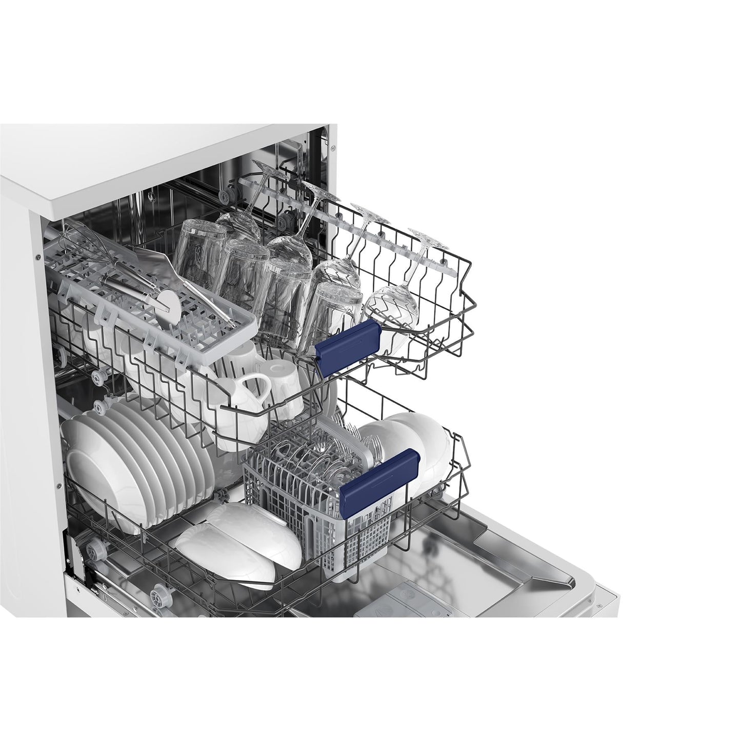 Westinghouse WSF6604WB 14-Place Setting Freestanding Dishwasher (White)