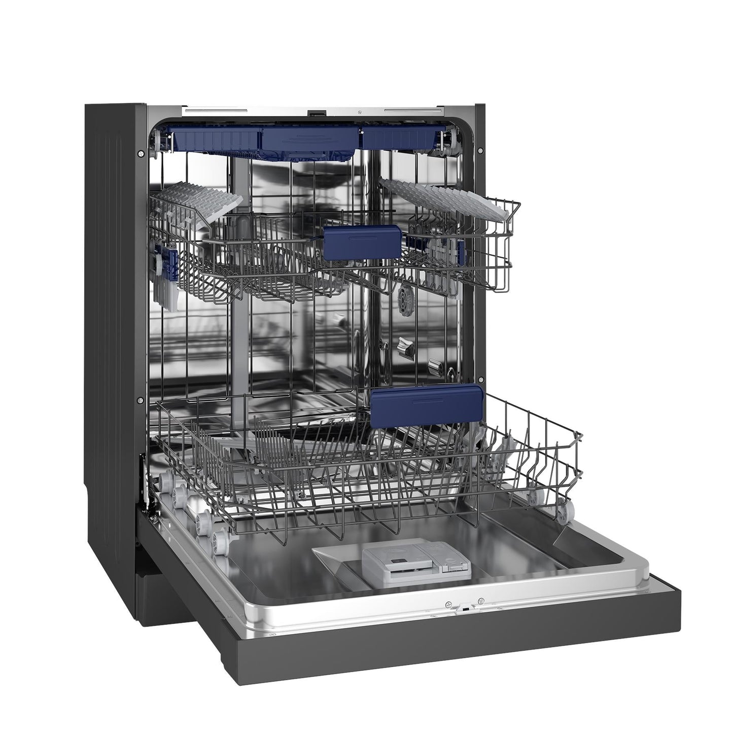 Westinghouse WSF6606KXB 15-Place Setting FreestandingAuto Door Dishwasher (Dark Stainless Steel)