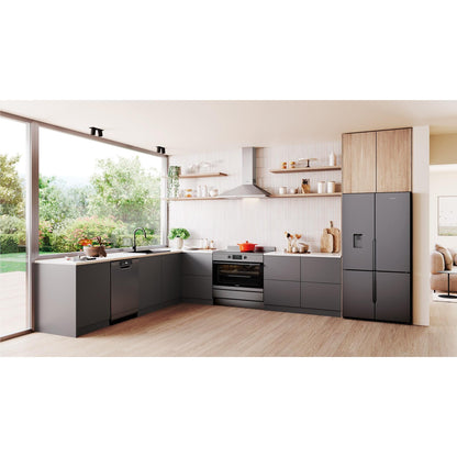 Westinghouse WSF6606KXB 15-Place Setting FreestandingAuto Door Dishwasher (Dark Stainless Steel)