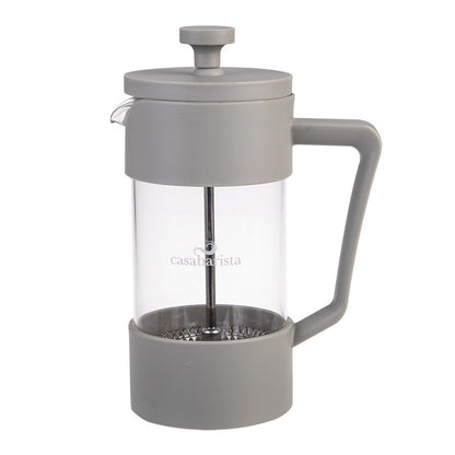 Casabarista Oslo Accent Stainless Steel Coffee Plunger 3 Cup 350ml Taupe