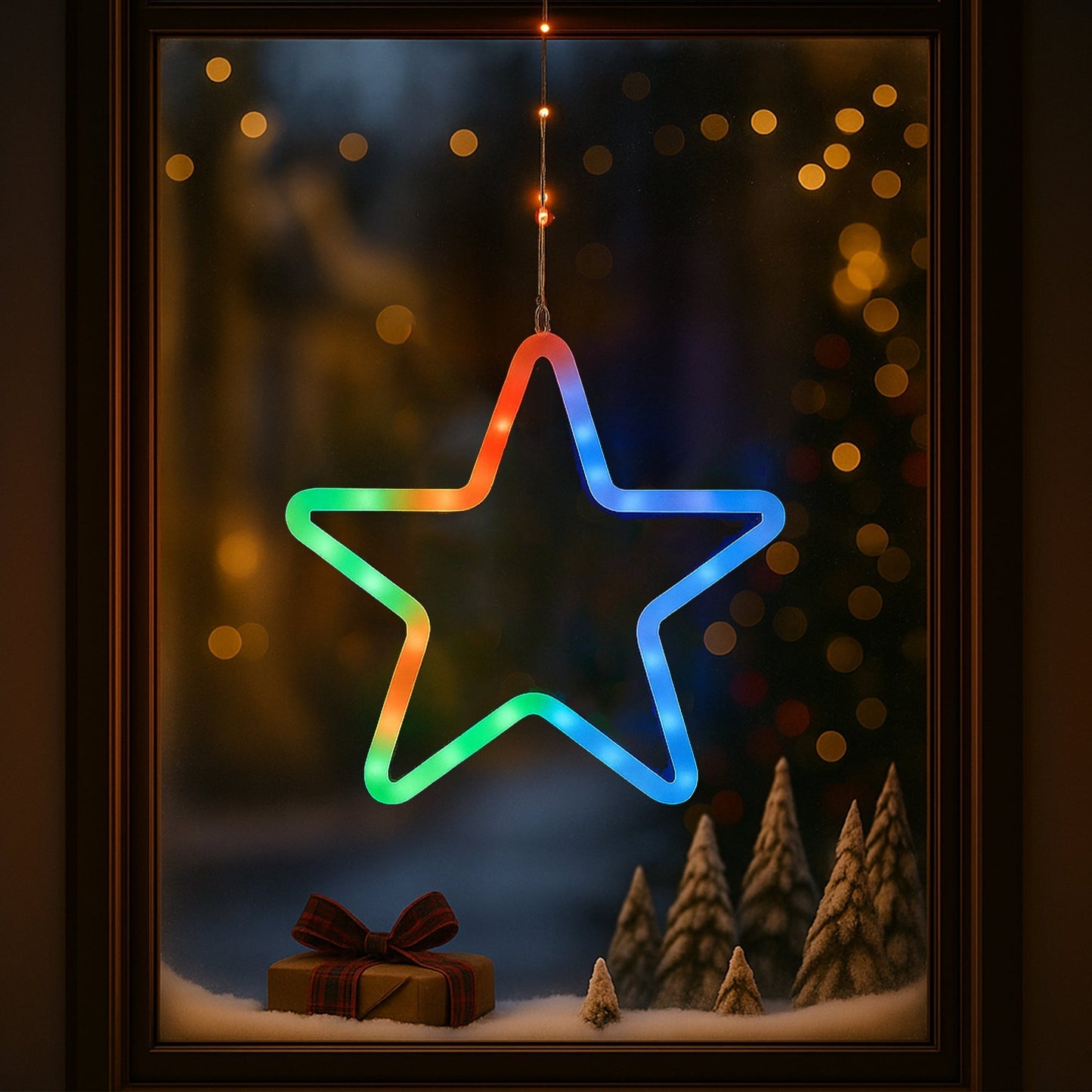 Lexi Lighting RGB Star Window Display - Battery Operate