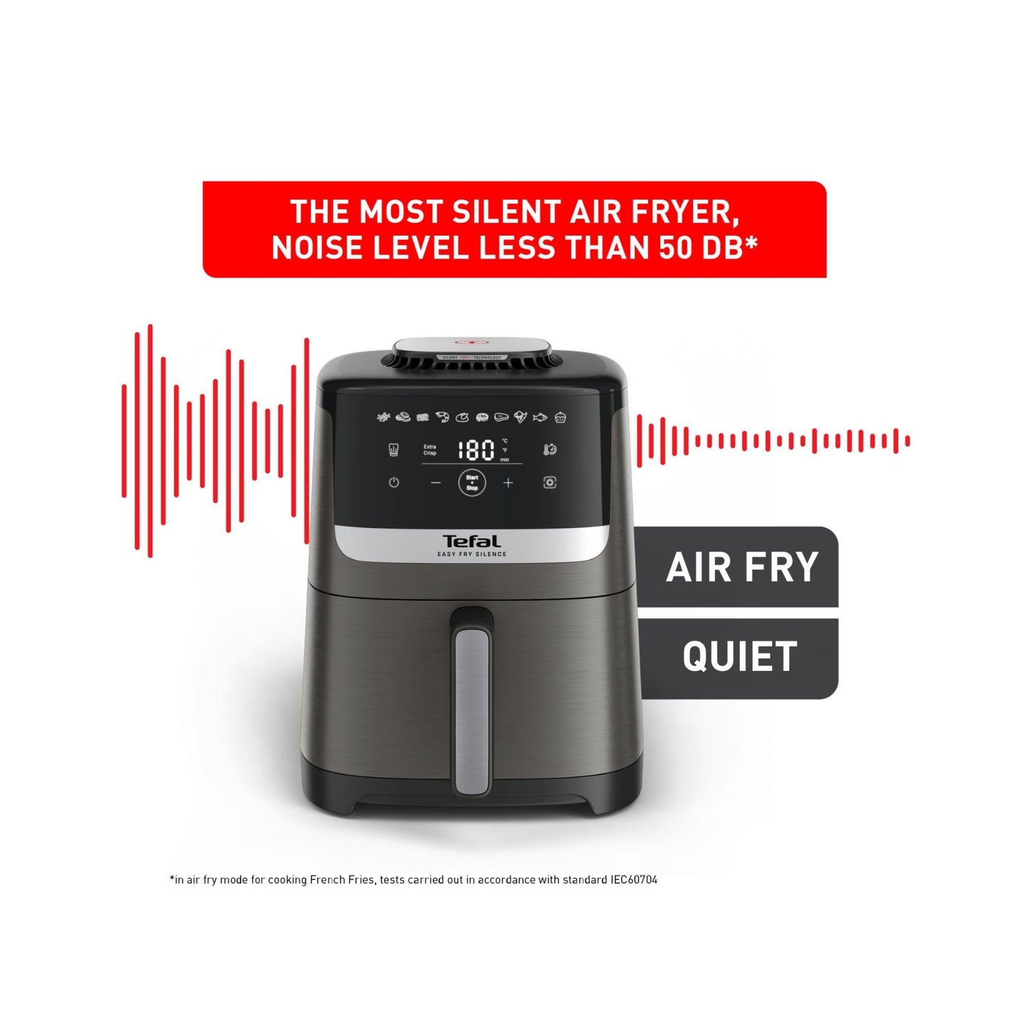Tefal Easy Fry Silence Essential 5L Air Fryer
