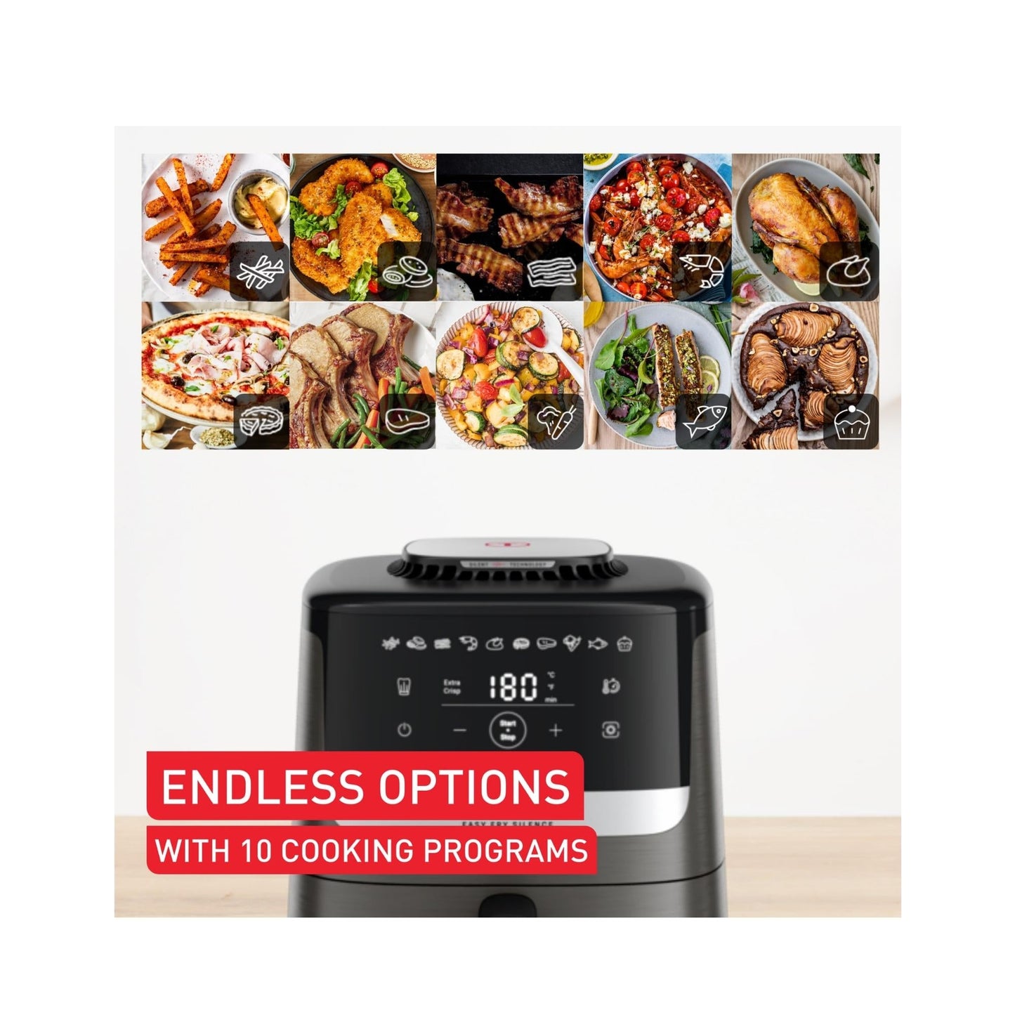 Tefal Easy Fry Silence Essential 5L Air Fryer