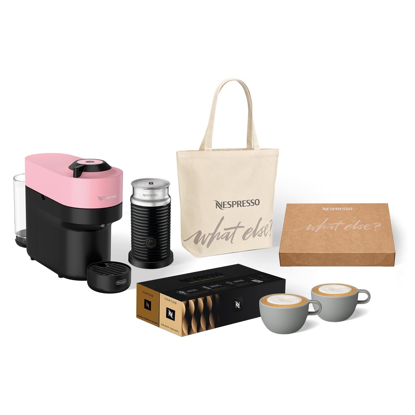 De'Longhi Nespresso Vertuo Pop Morning Starter Set (Candy Pink)