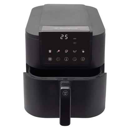 Westinghouse 1700W Air Fryer Benchtop Kitchen Oven Slimline Opti-Fry 8L (Black)