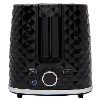 Westinghouse Electric 1.7L 2200W Kettle & 930W 2 Slice Bread Toaster Set (Black)