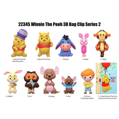 Winnie The Pooh - 3D PVC Bag Clip (Blind Bag)