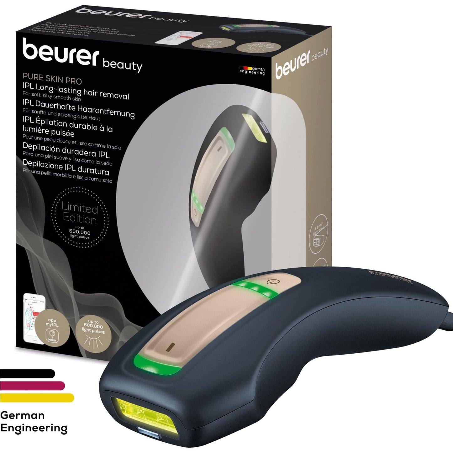 Beurer IPL5800 Pure Skin Pro IPL Hair Removal Device