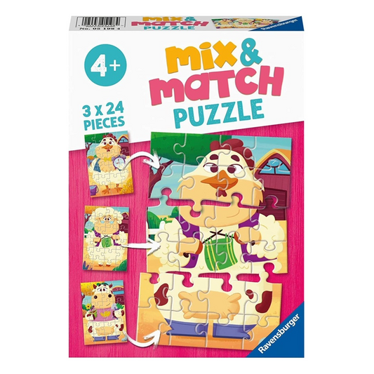 Ravensburger 3x24pc My Farm Friends Puzzle