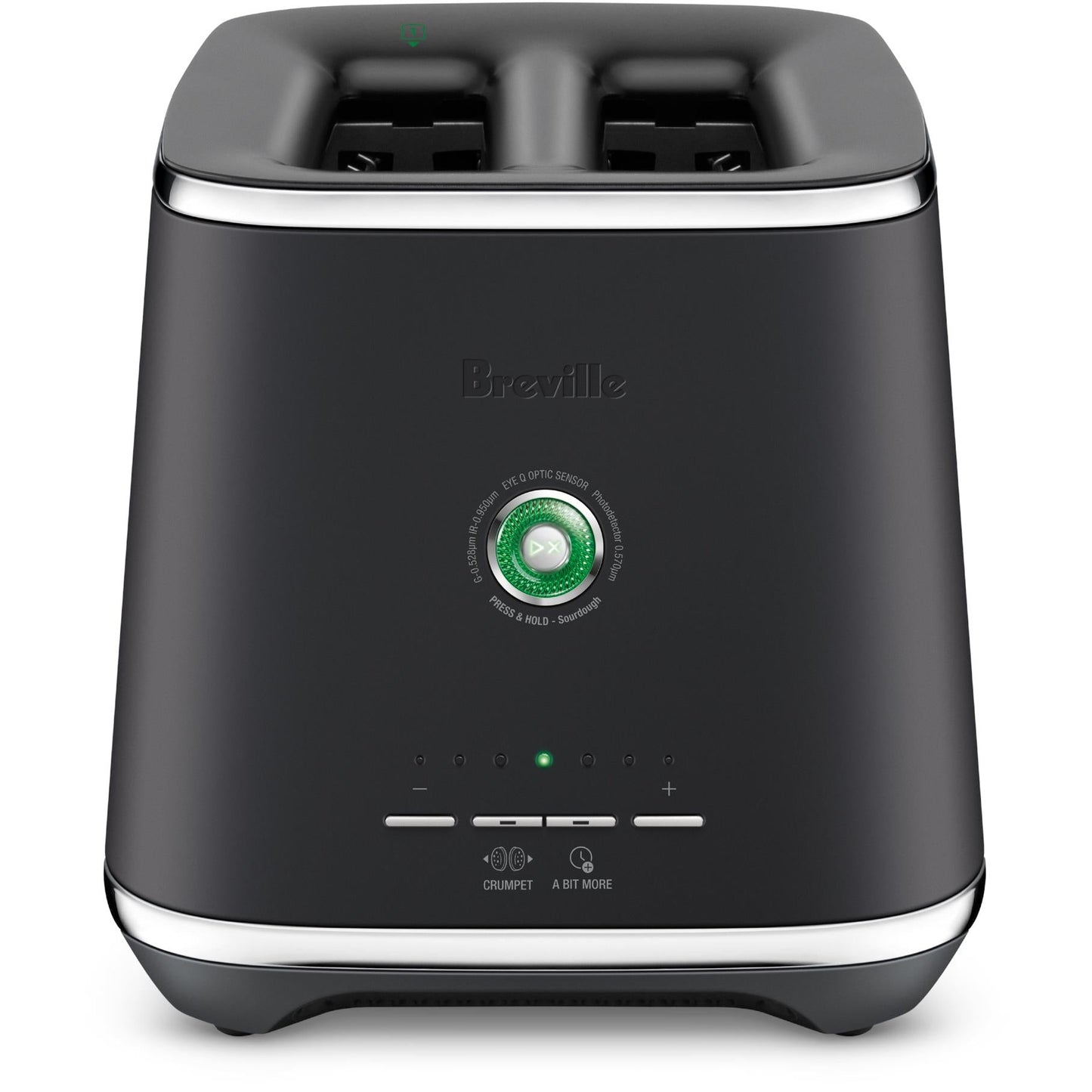 Breville the Eye Q Auto 2 Slice Toaster (Black Truffle)