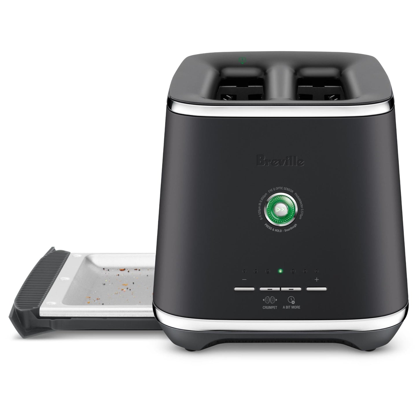 Breville the Eye Q Auto 2 Slice Toaster (Black Truffle)