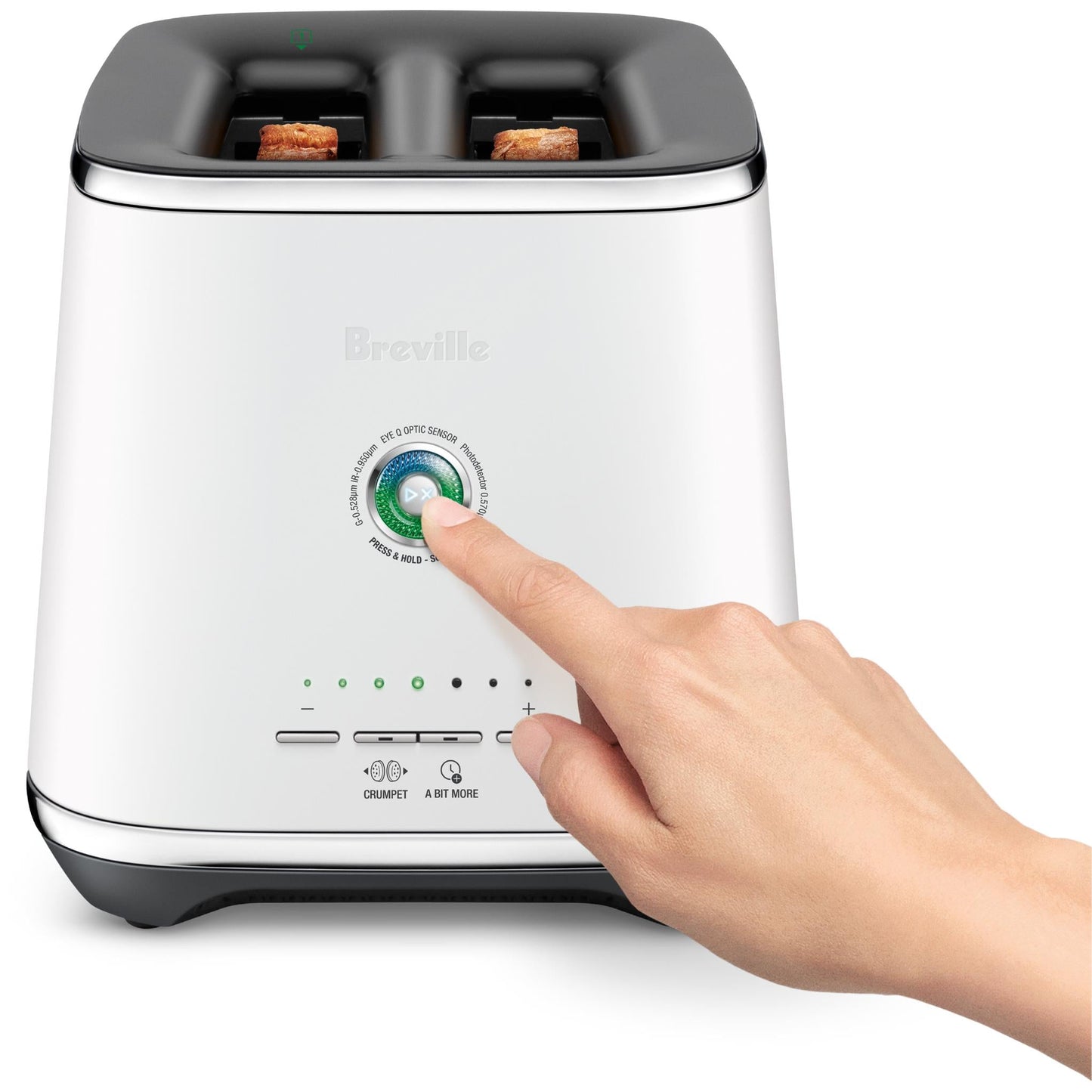 Breville the Eye Q Auto 2 Slice Toaster (Sea Salt)