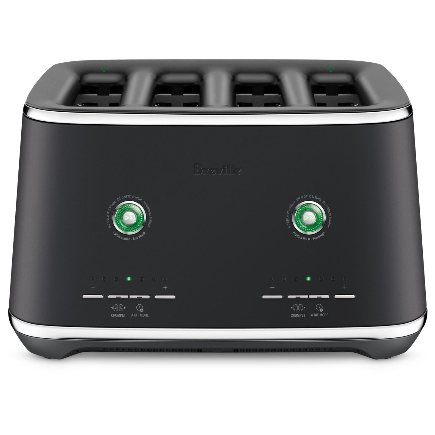 Breville the Eye Q Auto 4 Slice Toaster (Black Truffle)