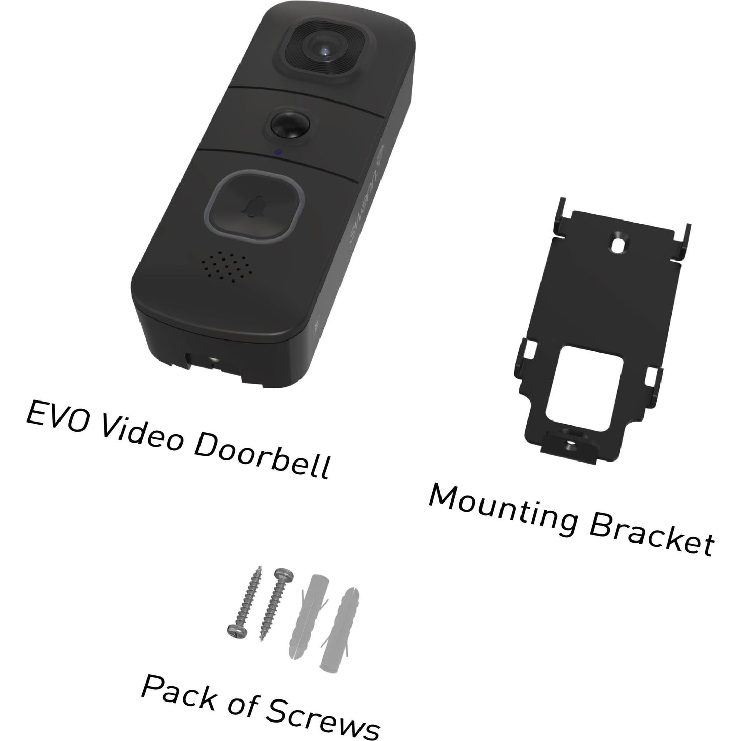 Swann Evo Wireless Video Doorbell (Black)
