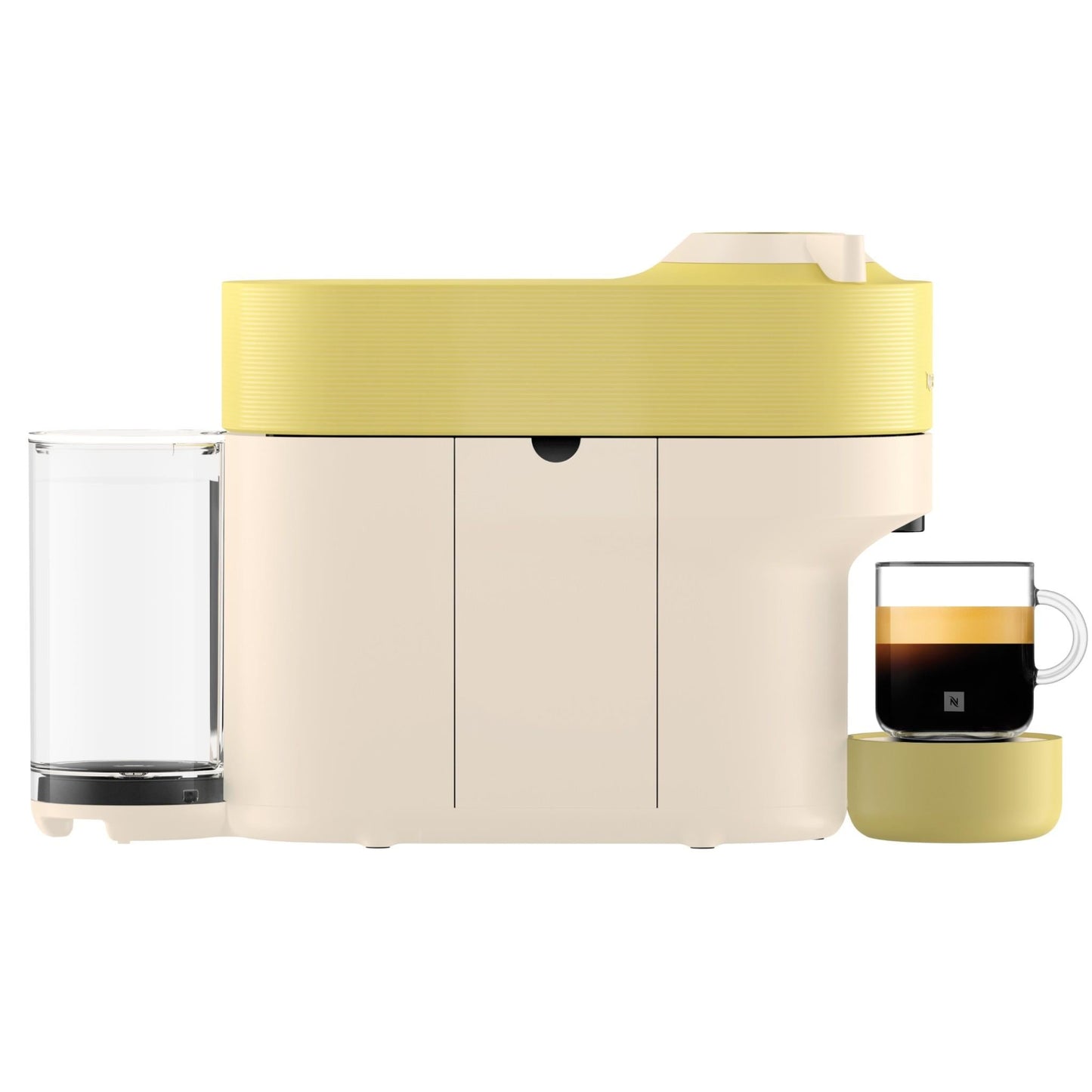 De'Longhi Vertuo Pop Nespresso Capsule Coffee Machine Value Pack (Lemon)