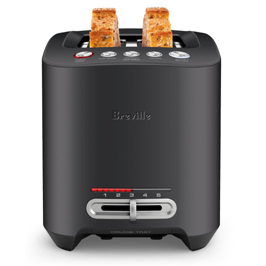 Breville the Smart Toast 2 Slice Toaster (Black Truffle)